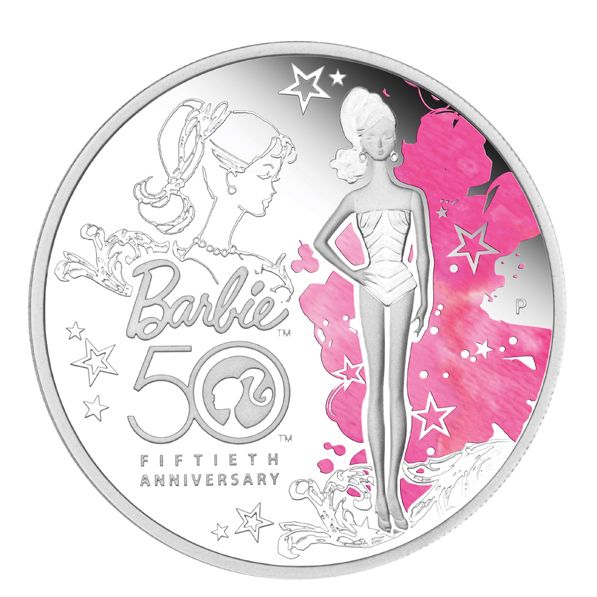 世界初のバービー記念コイン
