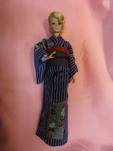 バービー人形のお着物お着付け例 Gekiyasu Senchaku - クラフト/布製品 
